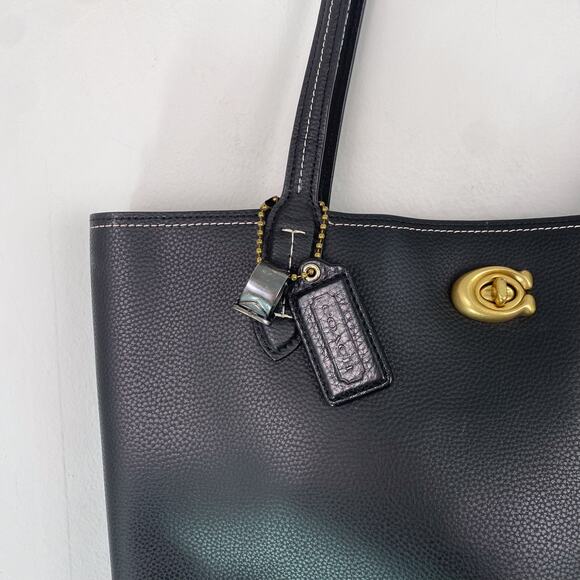 Coach Upcrafted Willow Tote Bag in Black - Picture 2 of 9